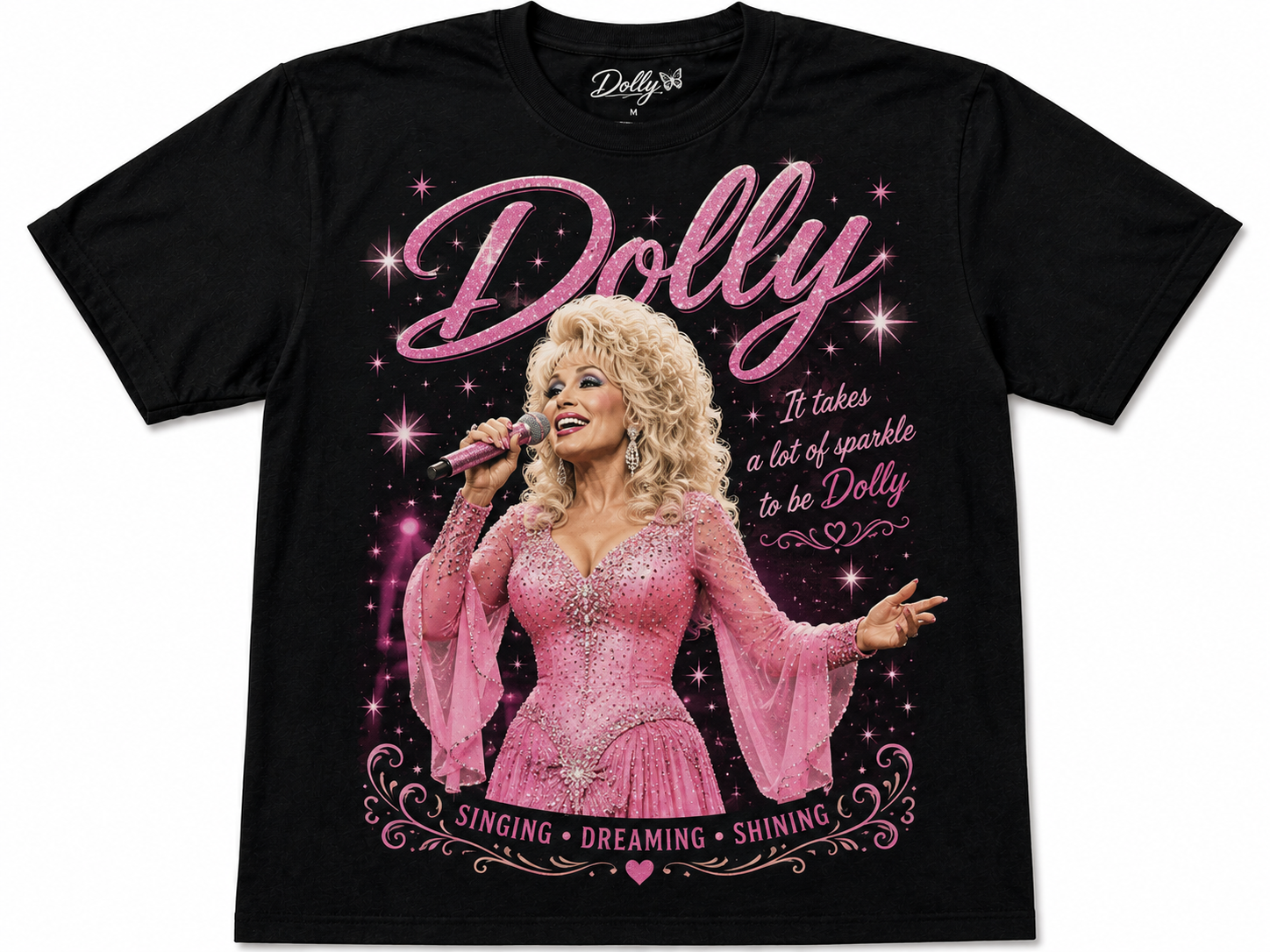 Pink Dress Singing T-Shirt