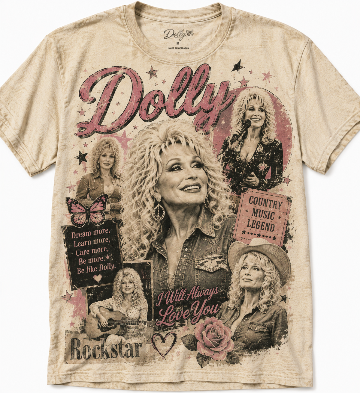 Dolly Vintage Collage Tee