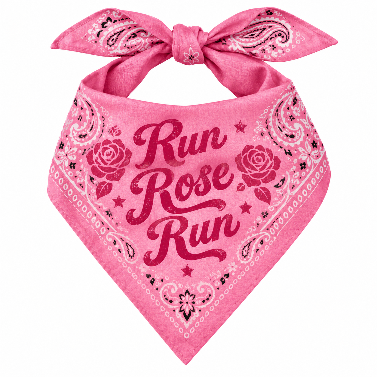 Pink Run, Rose, Run Bandana