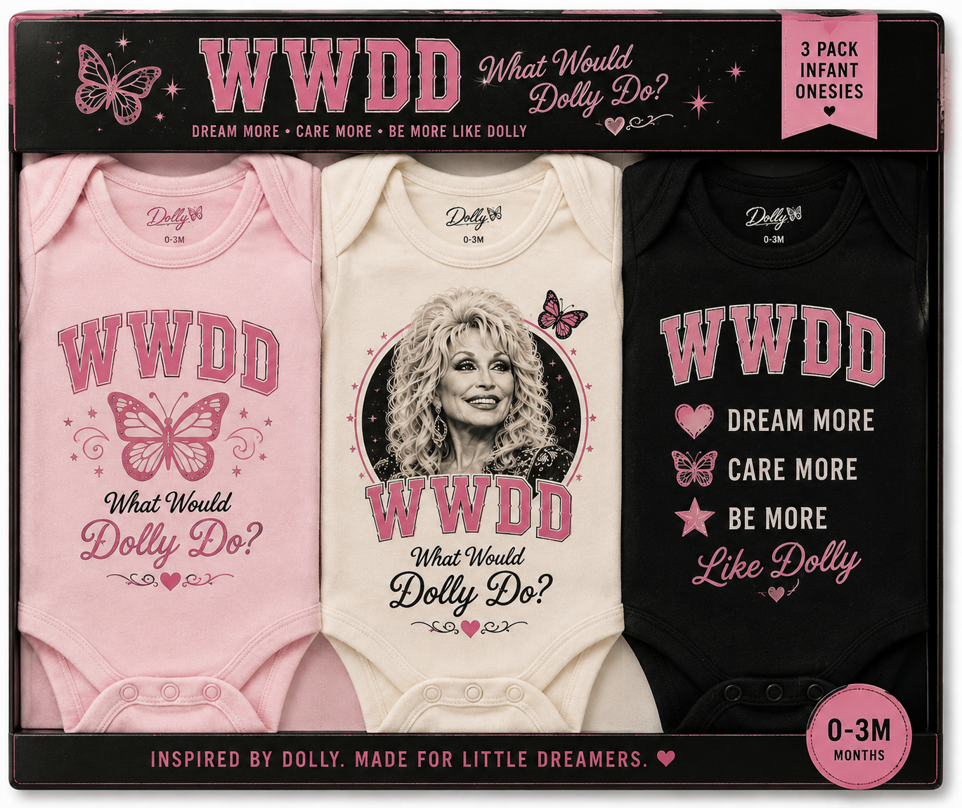 WWDD Triple Infant Onesie